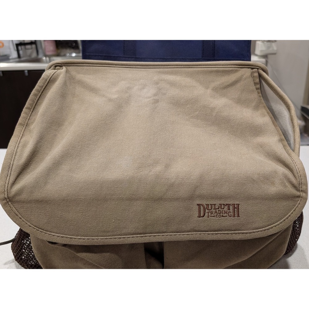 Duluth Trading Canvas Utility Tote Workwear Tool Bag Large Organizer